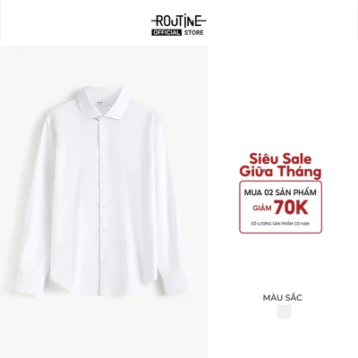 Áo Sơ Mi Tay Dài Nam Form Fitted - Routine 10F25SHL017
