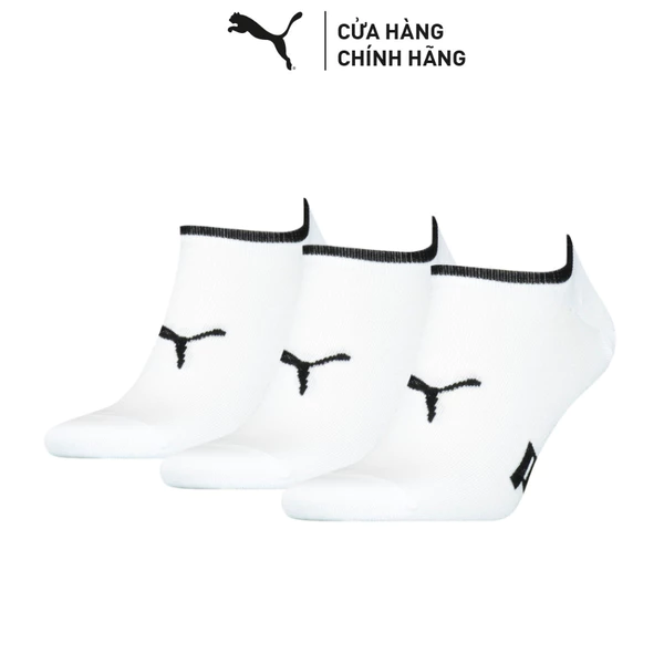 Bộ 3 Đôi Vớ Thể Thao PUMA Unisex Various U No Show 3P white Màu Trắng