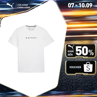 Áo Thun Thể Thao PUMA Nam BMW MMS Logo Graphic White Màu Trắng