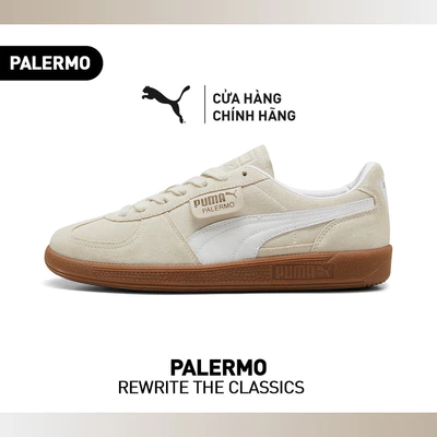 Giày Thời Trang PUMA Unisex Palermo Alpine Snow-White Màu Trắng