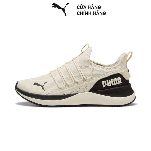 Giày Chạy Bộ PUMA Unisex Softride Carson 2 Pulse Alpine Snow-Black Màu Trắng