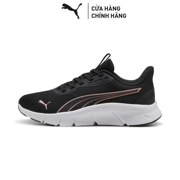 Giày Chạy Bộ PUMA Unisex FlexFocus Lite Modern Black-White-Rose Gold Màu Đen