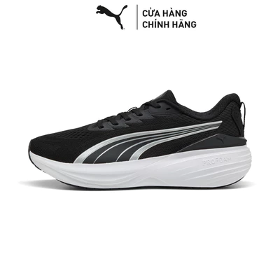 Giày Chạy Bộ PUMA Unisex Scend Pro 3 Black-White-Silver Màu Đen