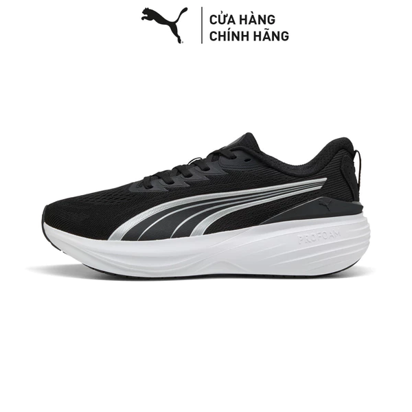 Giày Chạy Bộ PUMA Unisex Scend Pro 3 Black-White-Silver Màu Đen