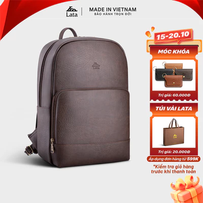 Balo Lata (Thời trang nam công sở cỡ lớn - Balo da BAL63)