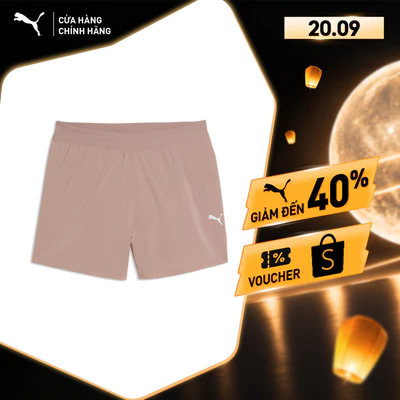 Quần Đùi Thể Thao PUMA Nam M DREAMRUN 5 DryCELL Short Sandstone Màu Be