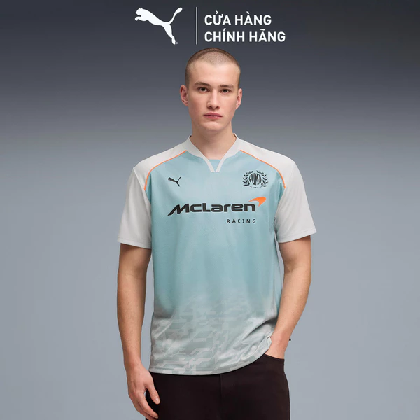 Áo Thun Thể Thao PUMA Nam McLaren Jersey Seafoam Màu Xanh