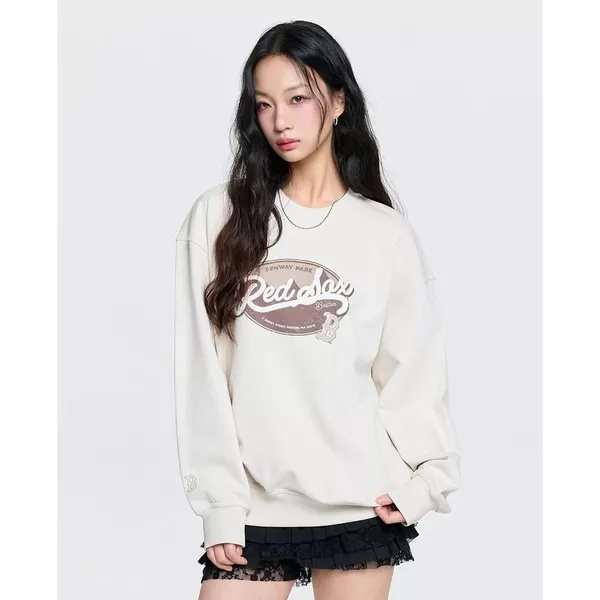 MLB - Áo sweatshirt unisex cổ tròn tay dài Varsity Vintage_3AMTV0761-43SAL