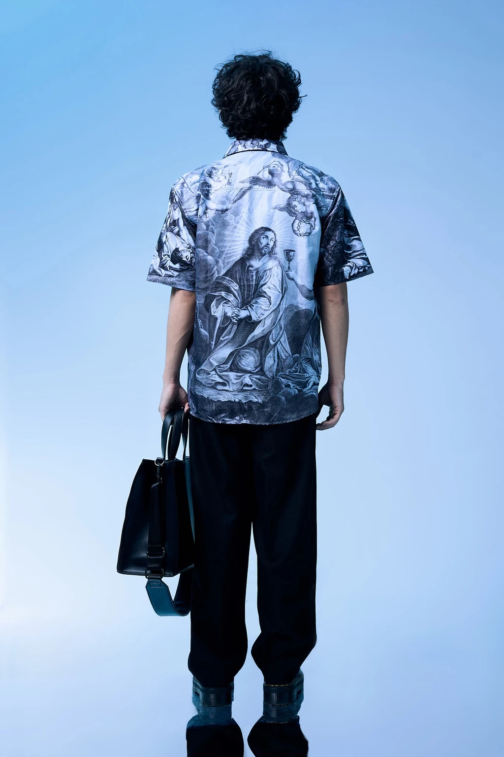 Quần tây dài nam màu đen, trắng form rộng lưng thun Double Rope local brand HUGU chất vải co dãn không nhăn thoáng mát