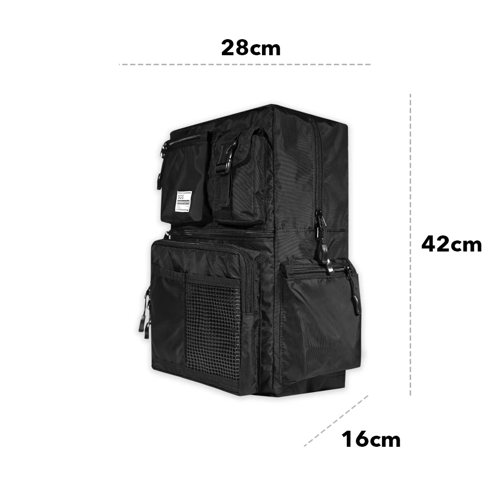 Balo Dynamic SAIGON SWAGGER® Nhiều Ngăn,Phối Lưới Đen