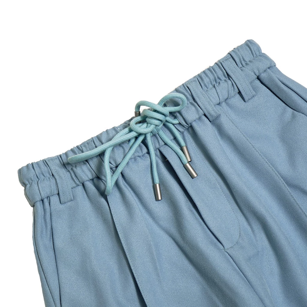 Quần tây dài nam màu đen, trắng form rộng lưng thun Double Rope local brand HUGU chất vải co dãn không nhăn thoáng mát