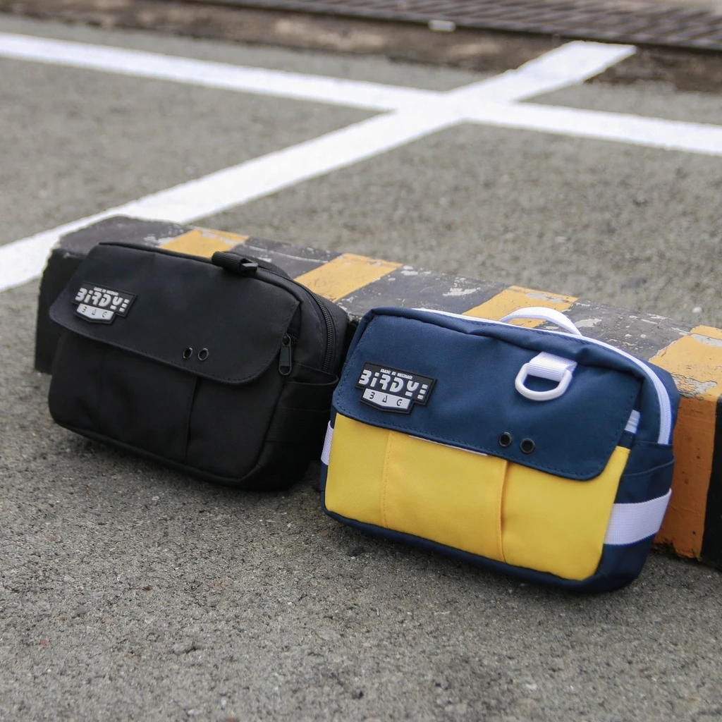 Túi đeo chéo nam nữ unisex mini nhỏ gọn FUNNI BAG HORIZONTAL vải Canvas chống nước thương hiệu Birdybag