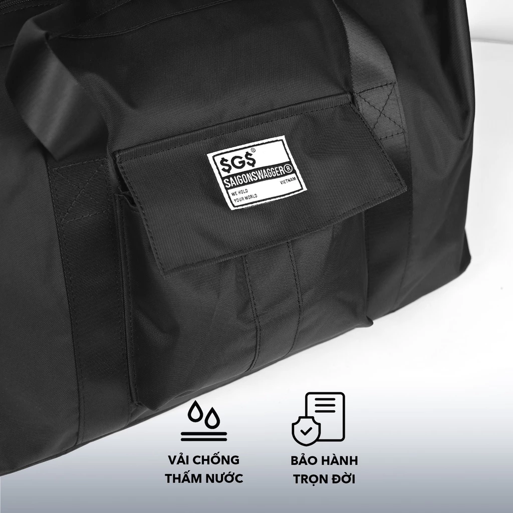 Túi Du Lịch Nam Nữ SAIGON SWAGGER SGS Black Duffle Bag
