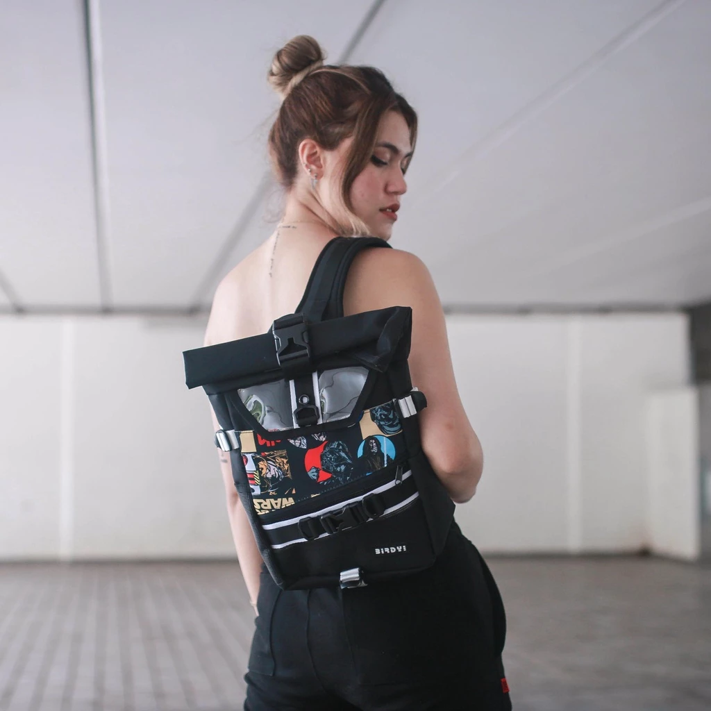Túi đeo vai chéo nam mini nhỏ gọn đựng laptop 13inches Cross Bag vải canvas chống nước thương hiệu BIRDYBAG