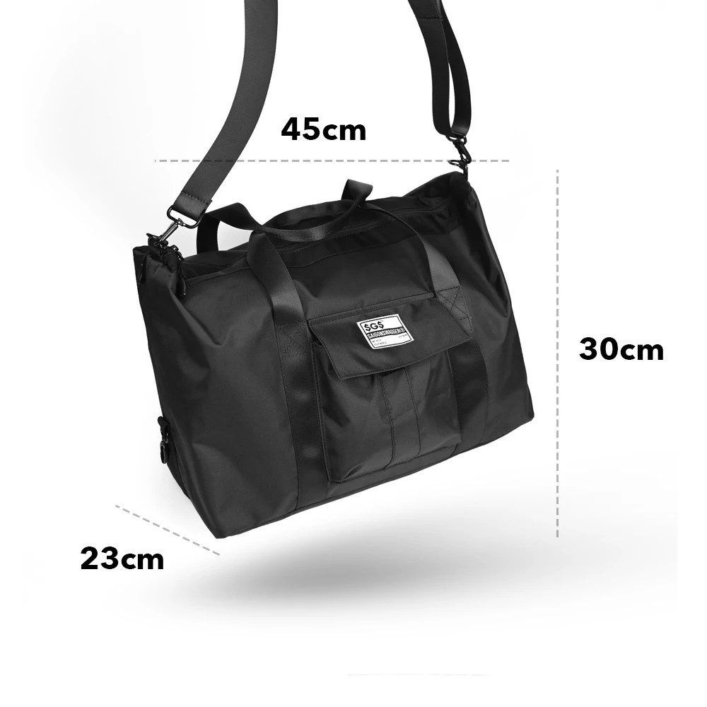 Túi Du Lịch Nam Nữ SAIGON SWAGGER SGS Black Duffle Bag