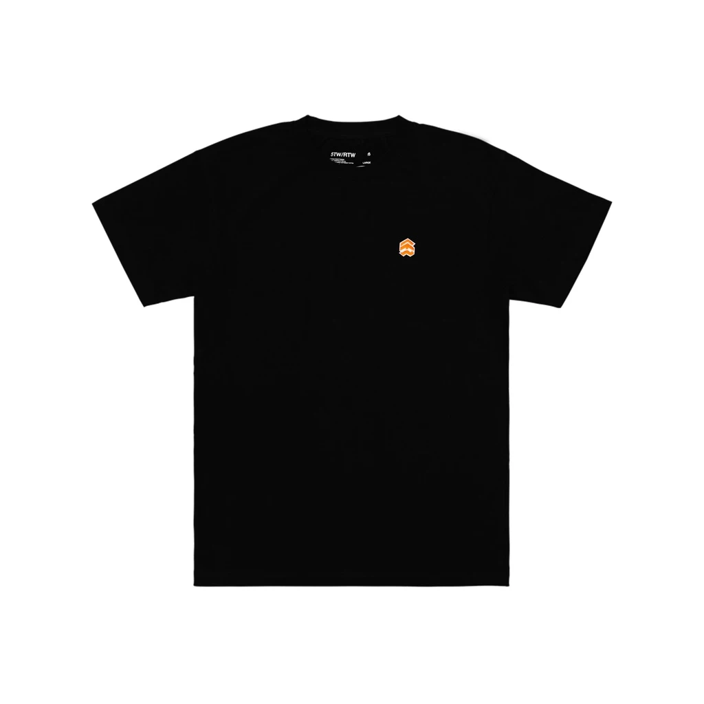 Áo Thun Đen 5THEWAY Logo Đen nằm trong bộ sưu tập RTW họa tiết logo mini với kiểu Traditional Fit Tee