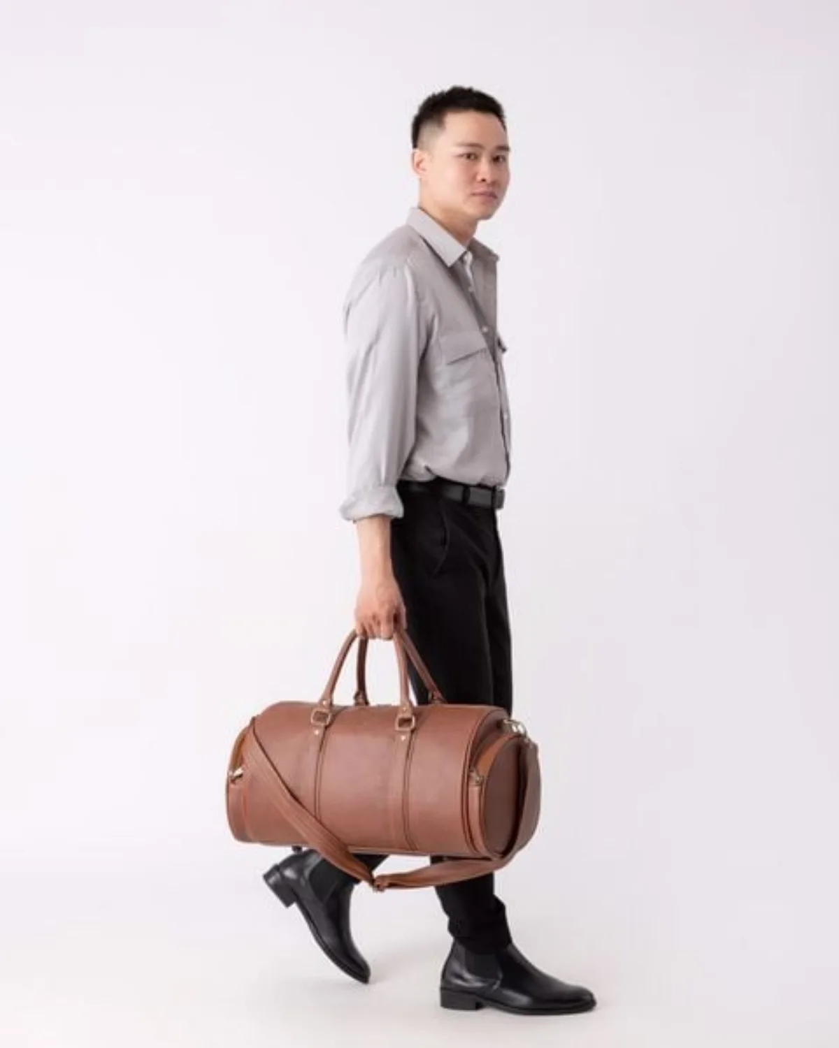 Túi du lịch Lata (Thời trang nam tiện lợi cỡ lớn - Túi da TR16)