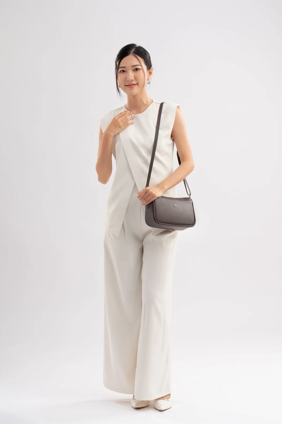 Túi Lata (Thời trang nữ đi chơi dáng ngang - Túi đeo chéo da HN116)