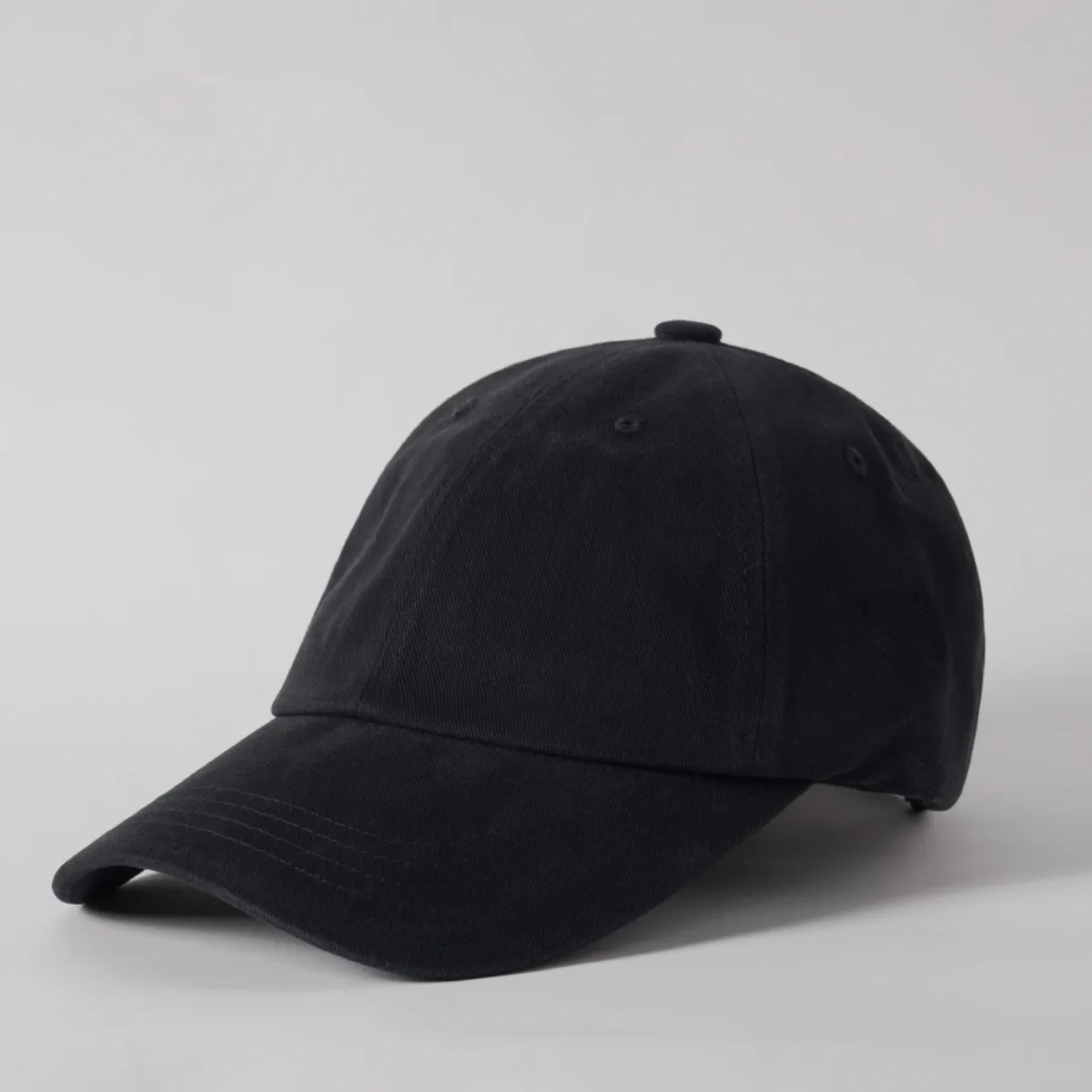 Nón lưỡi trai trơn brand Premi3r G22_38.BLACK Unisex Vải nhung 'velvet' có bề mặt mịn và bóng nhẹ giữ form