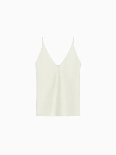 Elio V-Neck Blouse in “Vietnamese Silk”