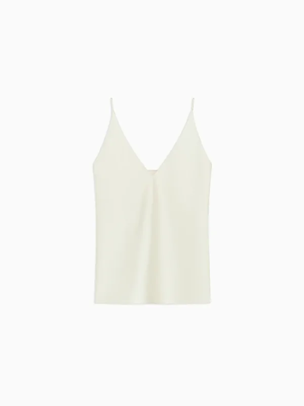 Elio V-Neck Blouse in “Vietnamese Silk”