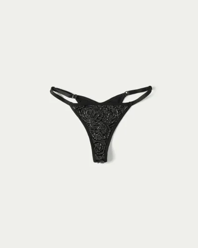 Worth The Wait Mesh Thong