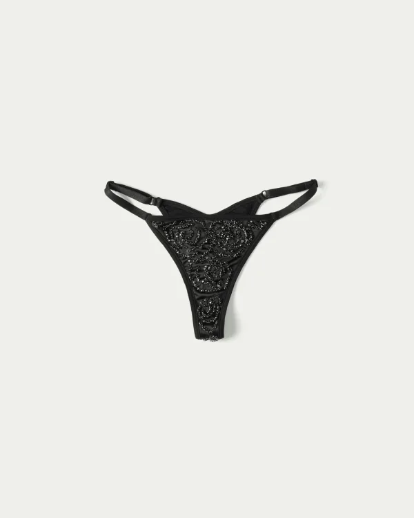 Worth The Wait Mesh Thong