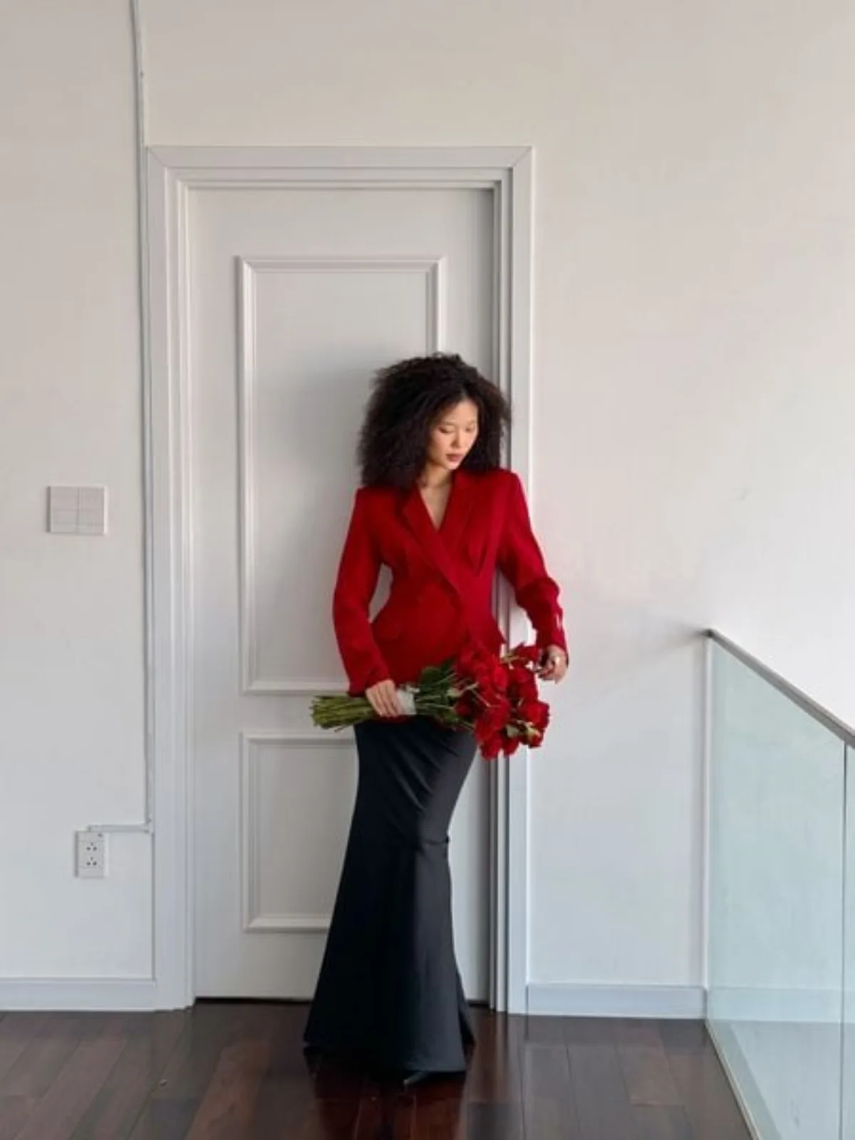 Alix Blazer - Red