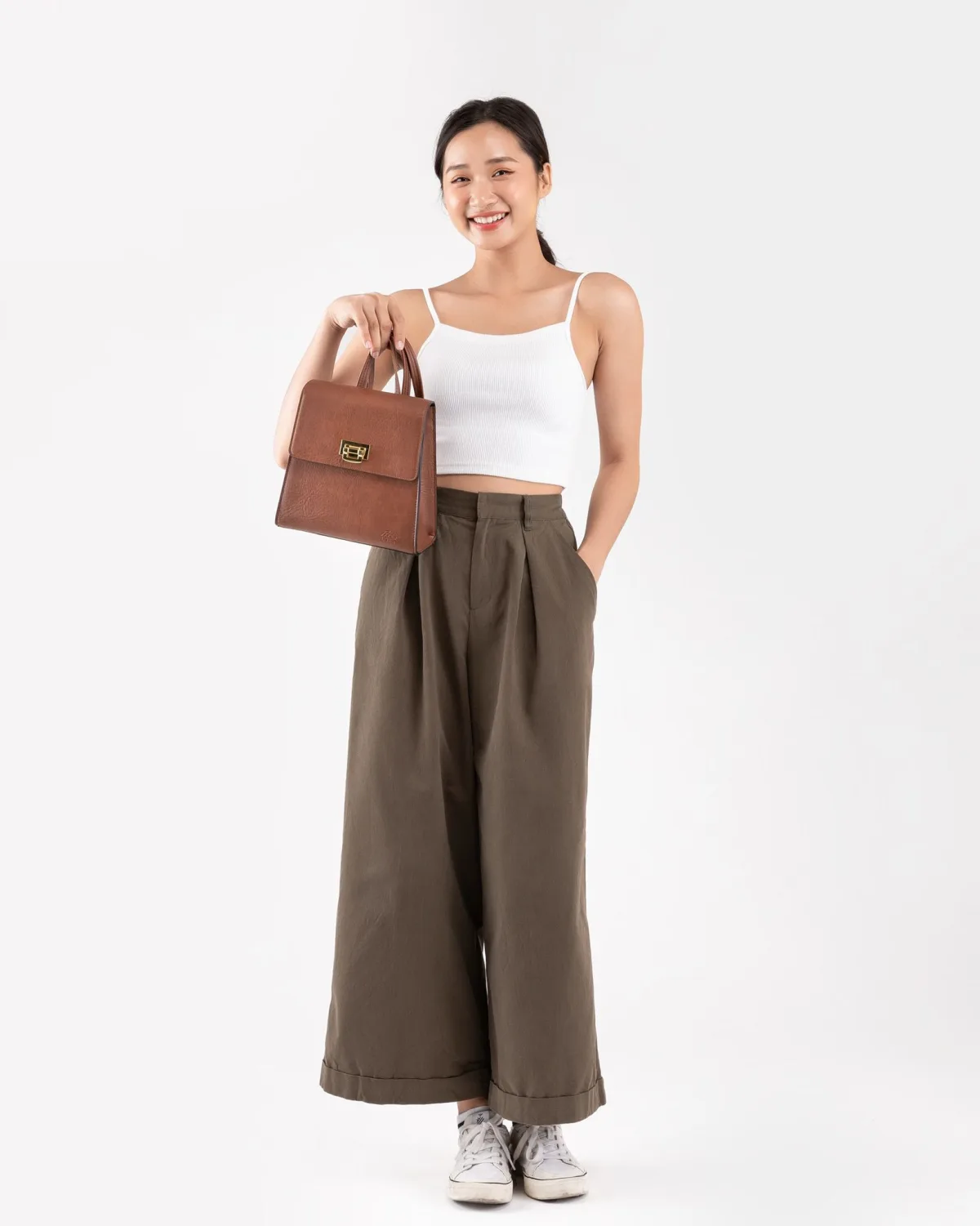 Balo Lata (Thời trang nữ công sở cỡ trung - Balo da BAL55)