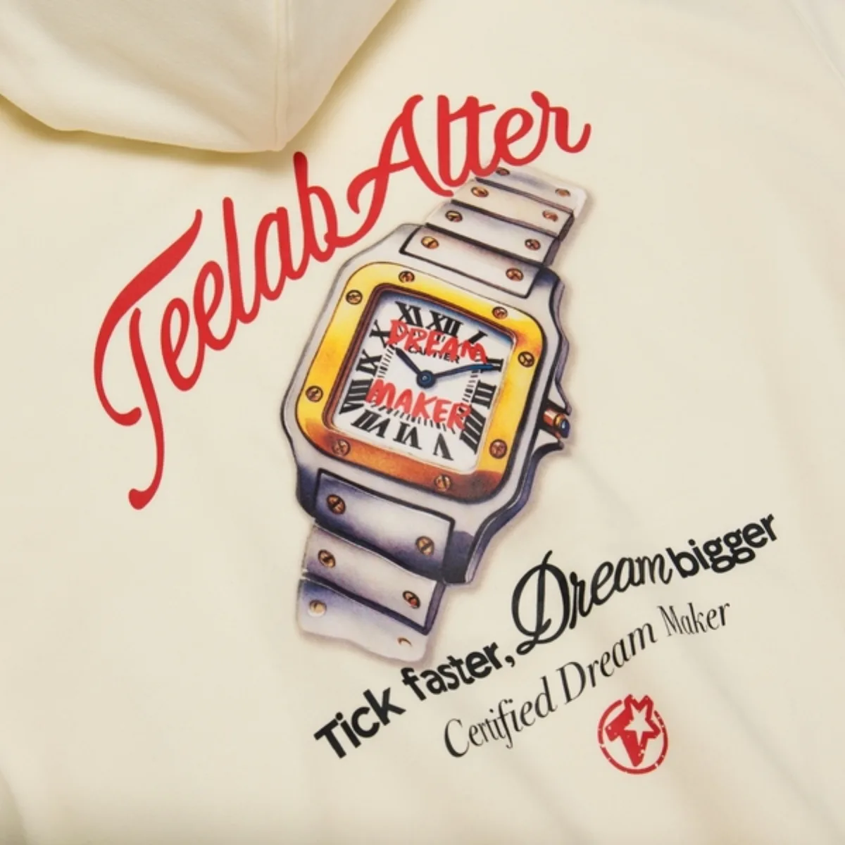 Teelab Alter Boxy Fleece Time Hoodie HD128