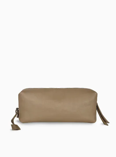 Pillow Soft Clutch in Leather