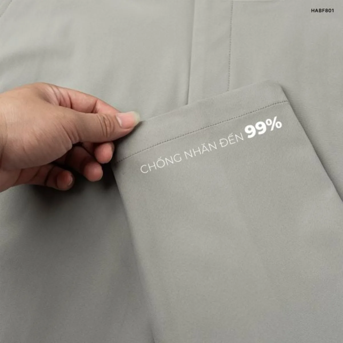 Quần âu smart SMOOTH TROUSER TORANO mặt vải phẳng phiu, hạn chế nhăn nhàu và co giãn thoải mái HABF801