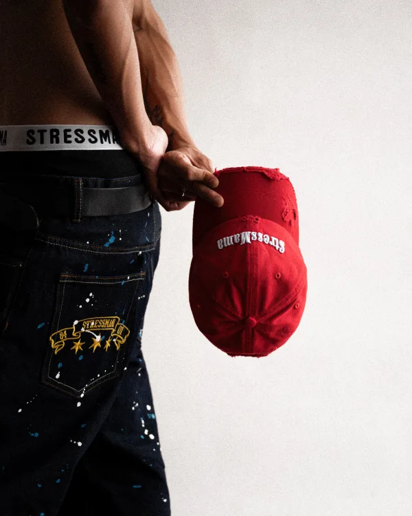 SSMA NOSTALGIA WASHED CAP - RED