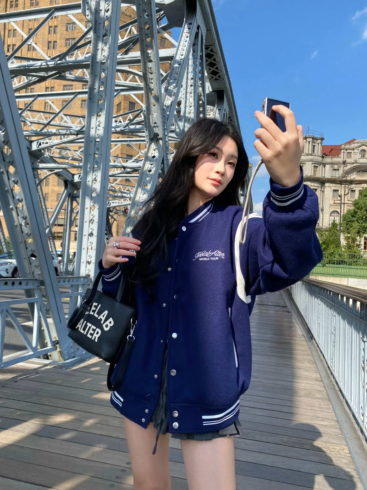 Áo Khoác Varsity Teelab Alter Academy Oversized Varsity AK122