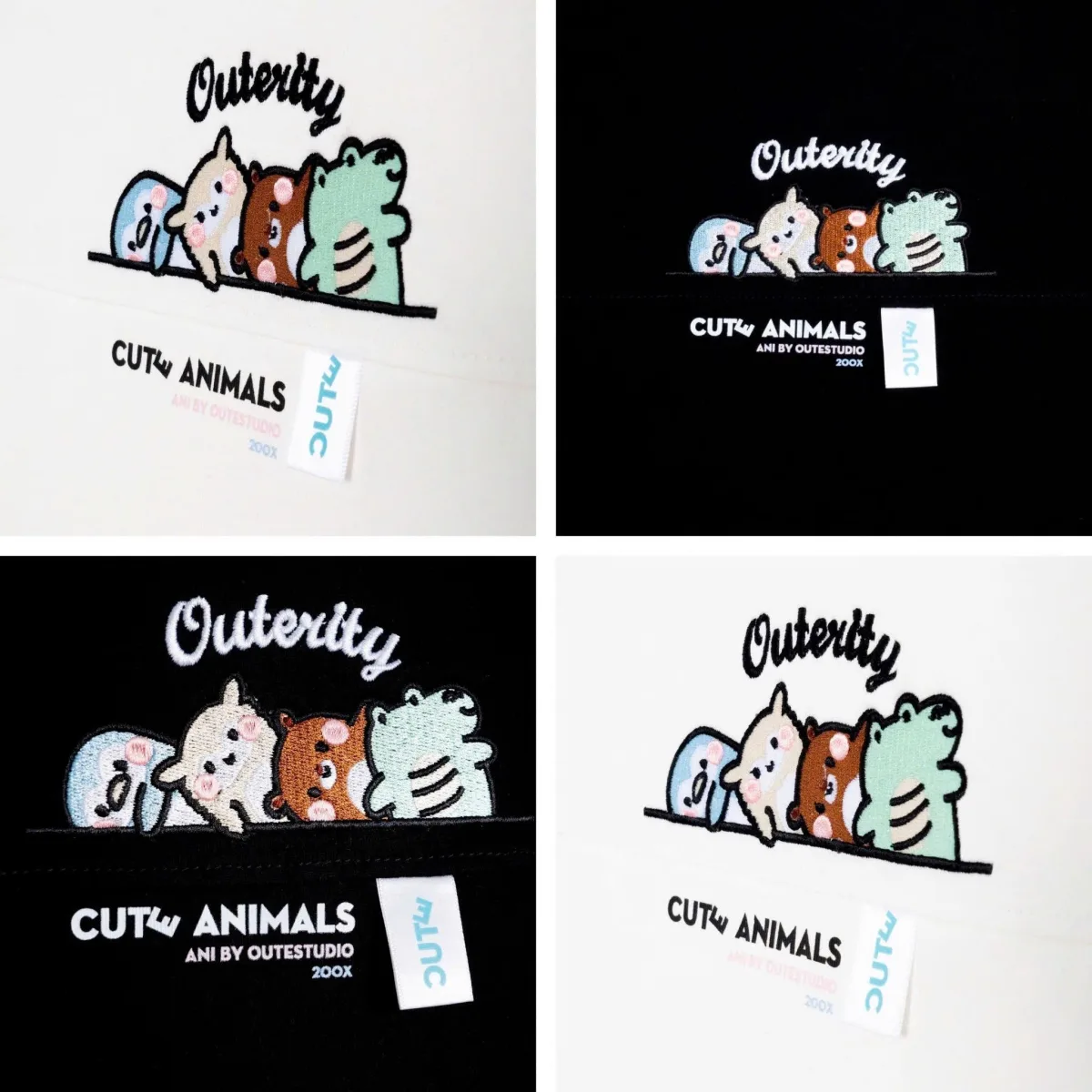 Áo Thun Baby Tee Outerity Animals / Unisex Local Brand 2024