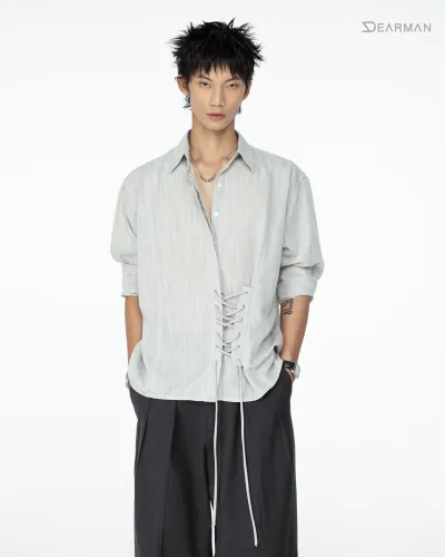 ENZO SHIRT-LIGHT GREY