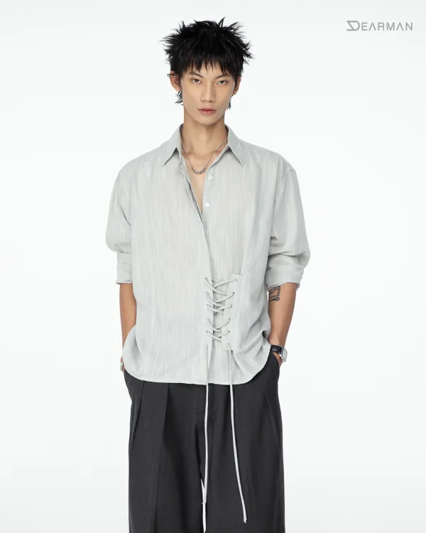 ENZO SHIRT-LIGHT GREY