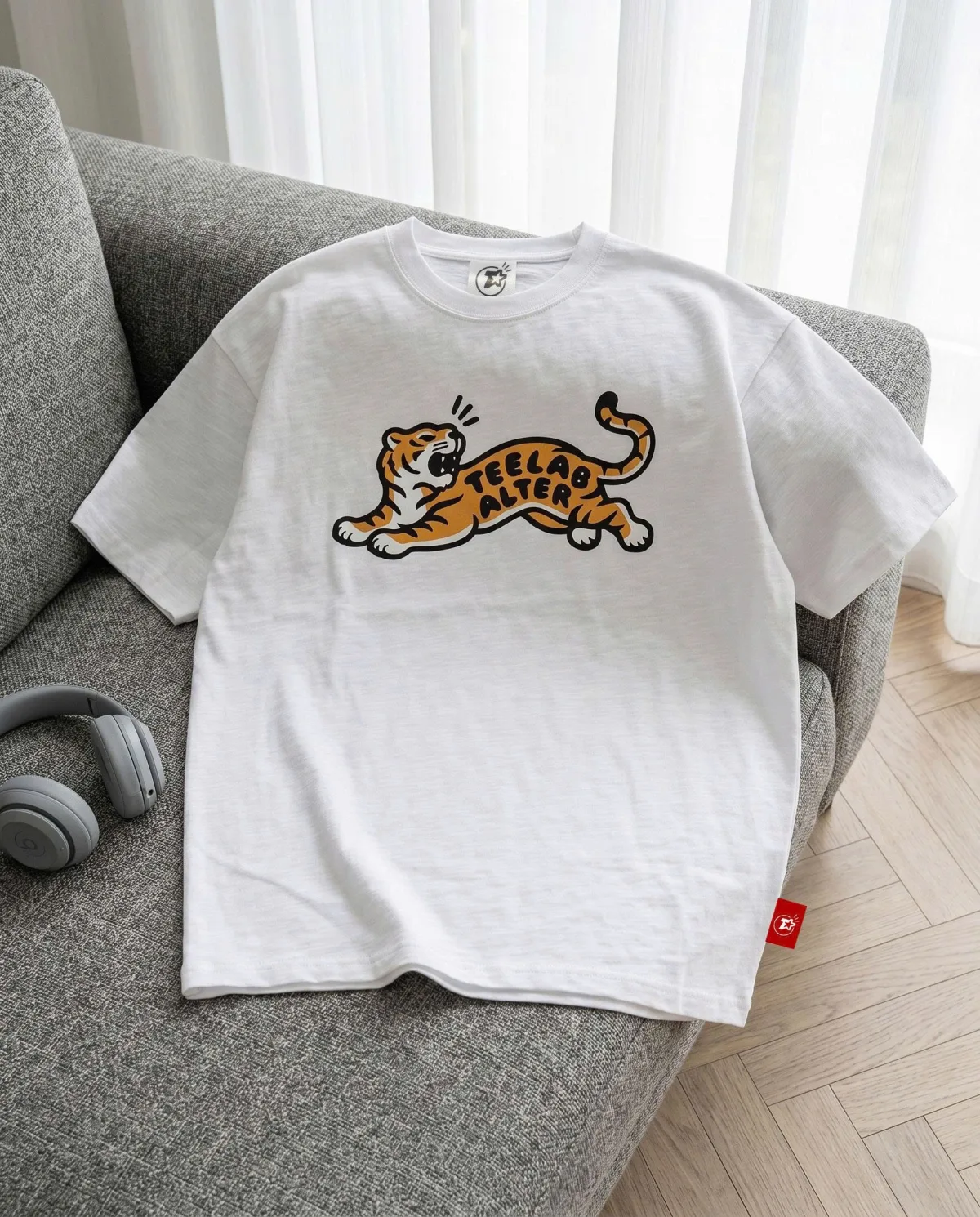 Áo Thun Teelab Alter Slub-Cotton Tiger Semi-Oversized Tee TS410
