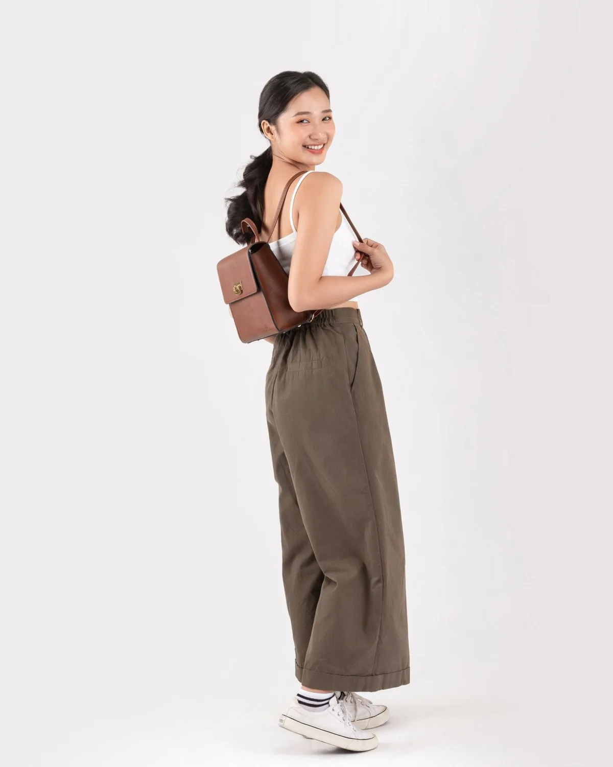 Balo Lata (Thời trang nữ công sở cỡ trung - Balo da BAL55)