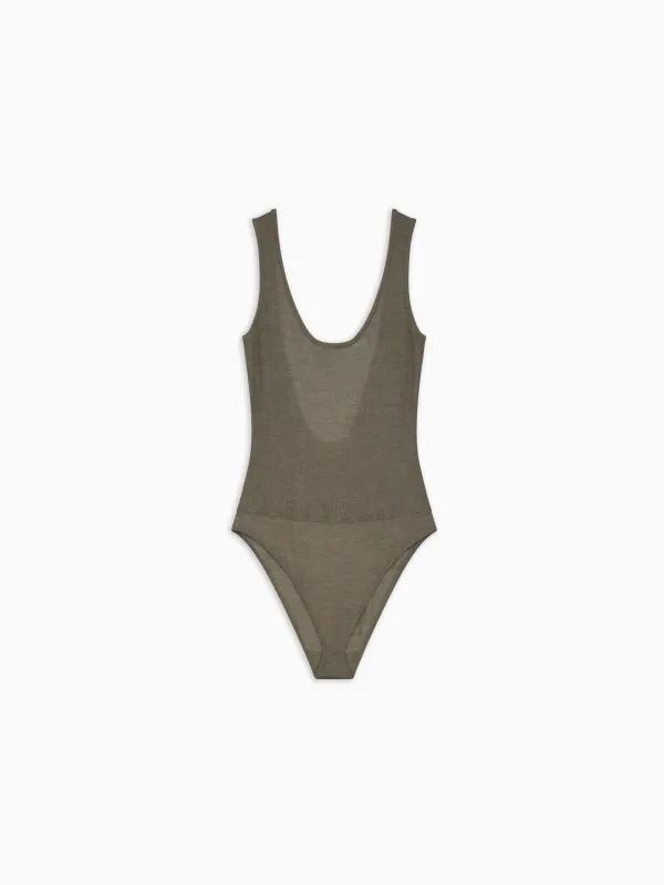Uri Bodysuit in Knitted Cashmere