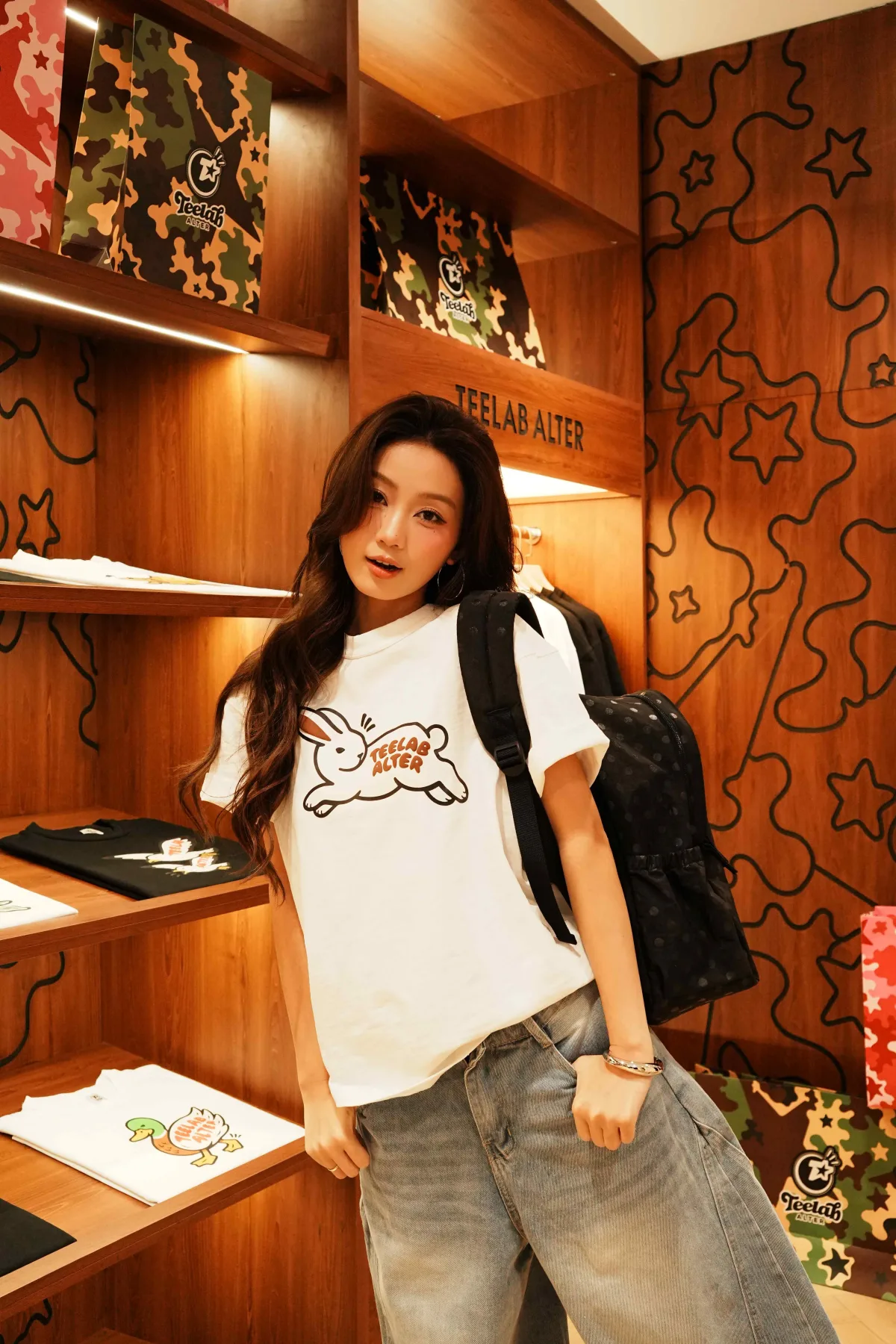 Áo Thun Teelab Alter Bunny Semi-Oversized Slub-Cotton Tee TS411