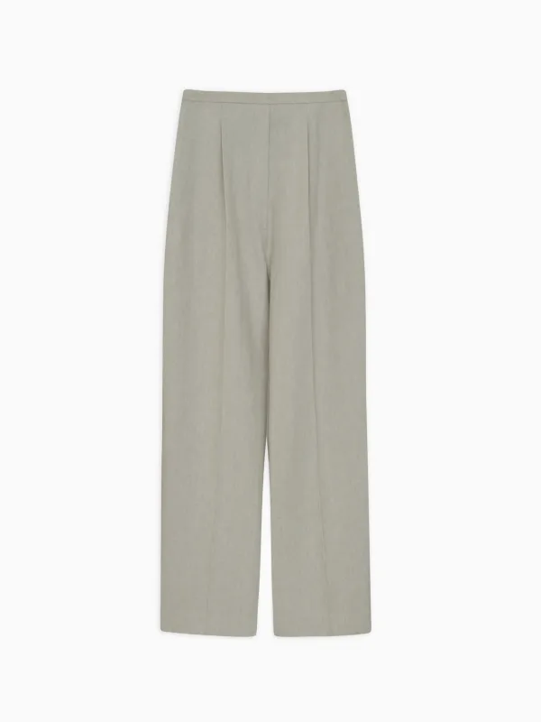 Tomas Cocoon Trousers in Blended Linen