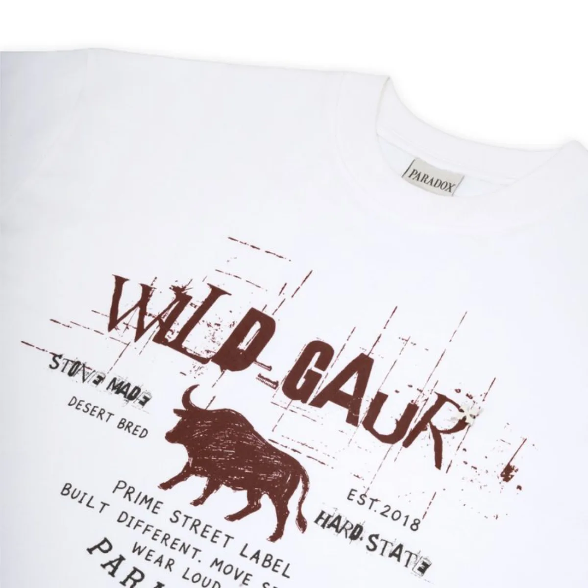 Áo thun form Boxy WILD GAUR TEE Cotton PARADOX AT6P0514