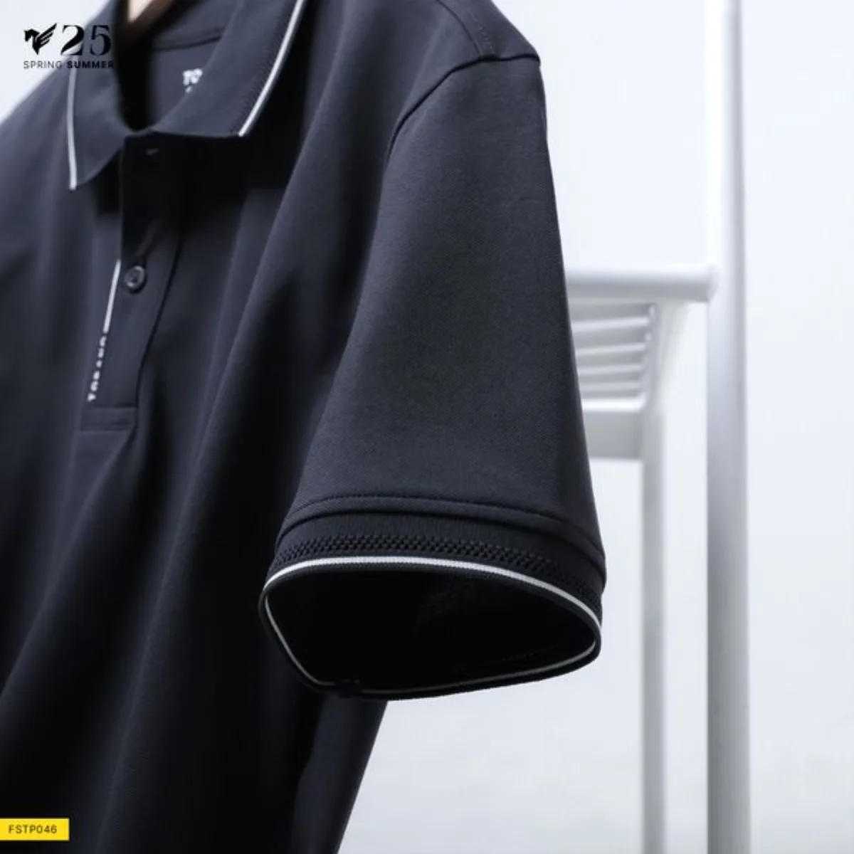 Áo polo BRIAN POLO TORANO trơn bo kẻ mát lạnh, khô thoáng, thấm hút tốt FSTP046