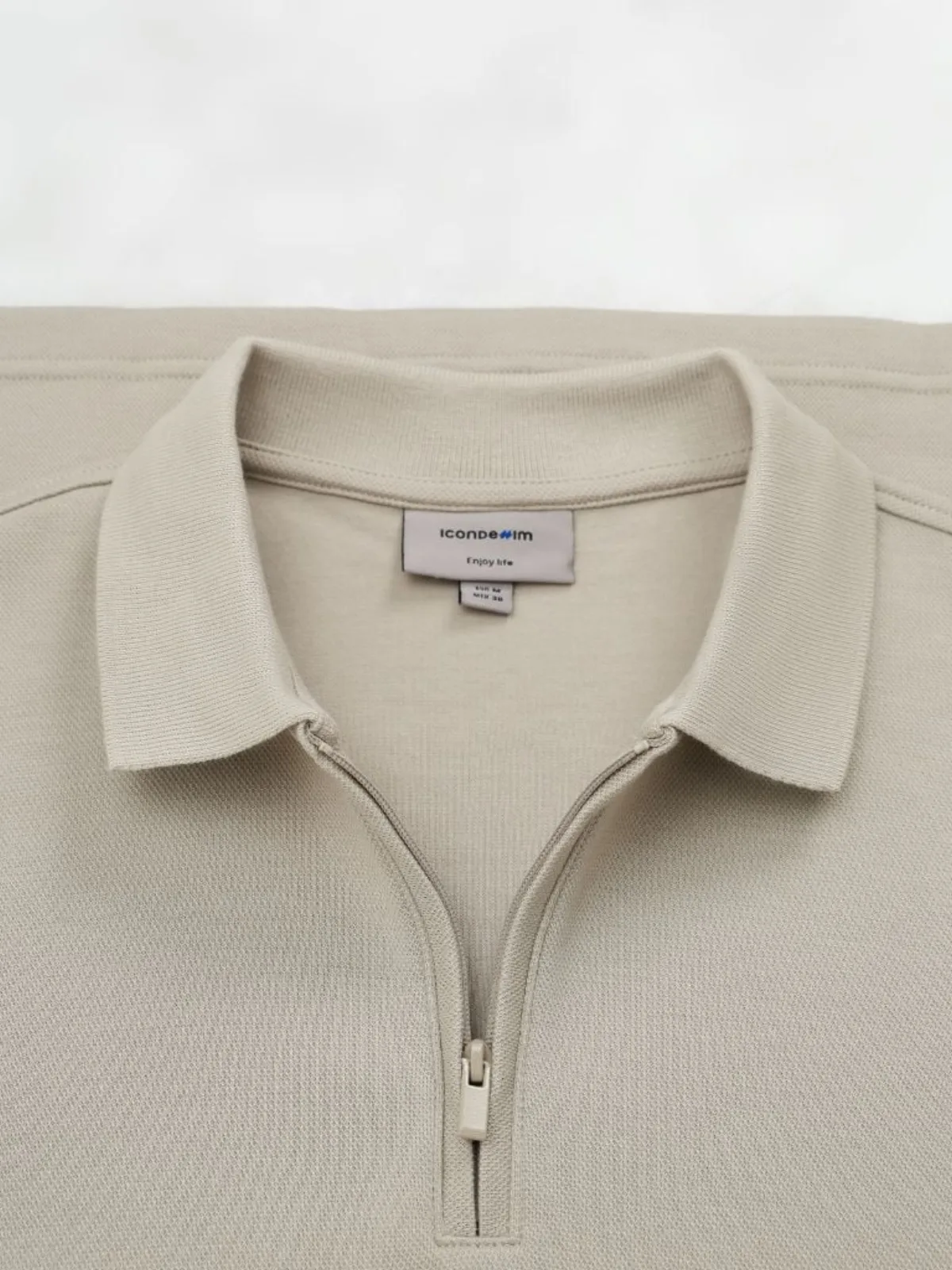 Áo Polo Nam ICONDENIM Quarter Zip Form Regular PLID0281