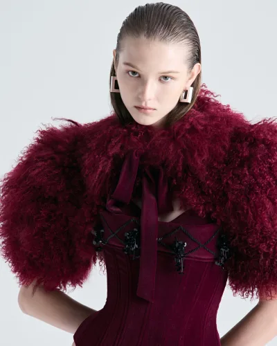 After Party Fur Cropped Jacket