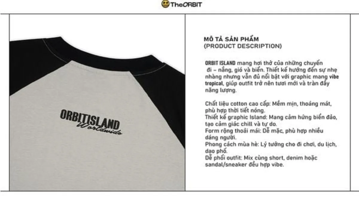 Áo Thun Nam Nữ The ORBIT ISLAND - Local Brand Chính Hãng