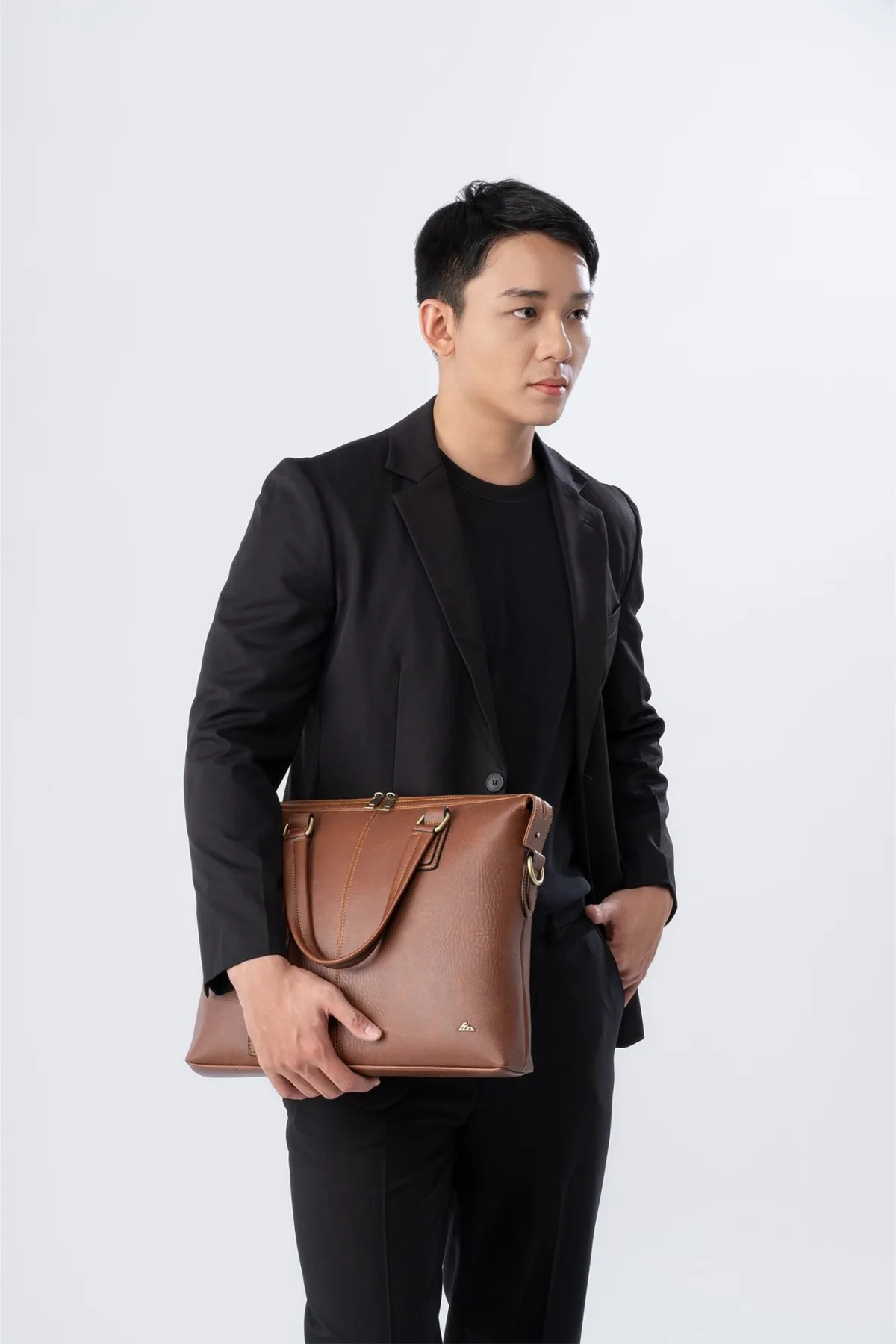Cặp Công Sở Lata (Thời trang nam basic - Cặp da CA42)