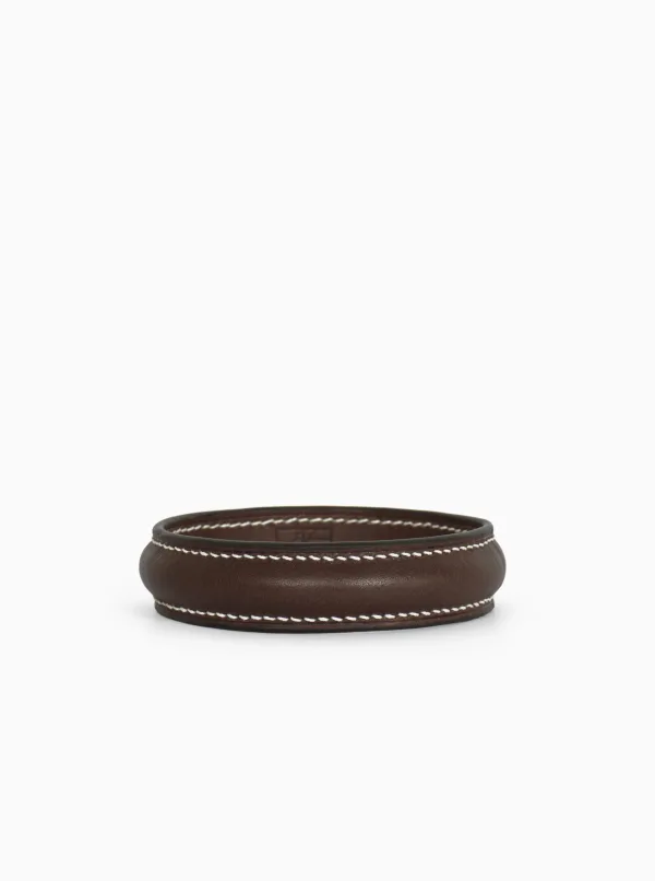Aion Bangle in Leather