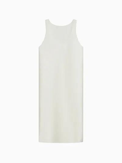 Elio U-Neck Dress in “Vietnamese Silk”